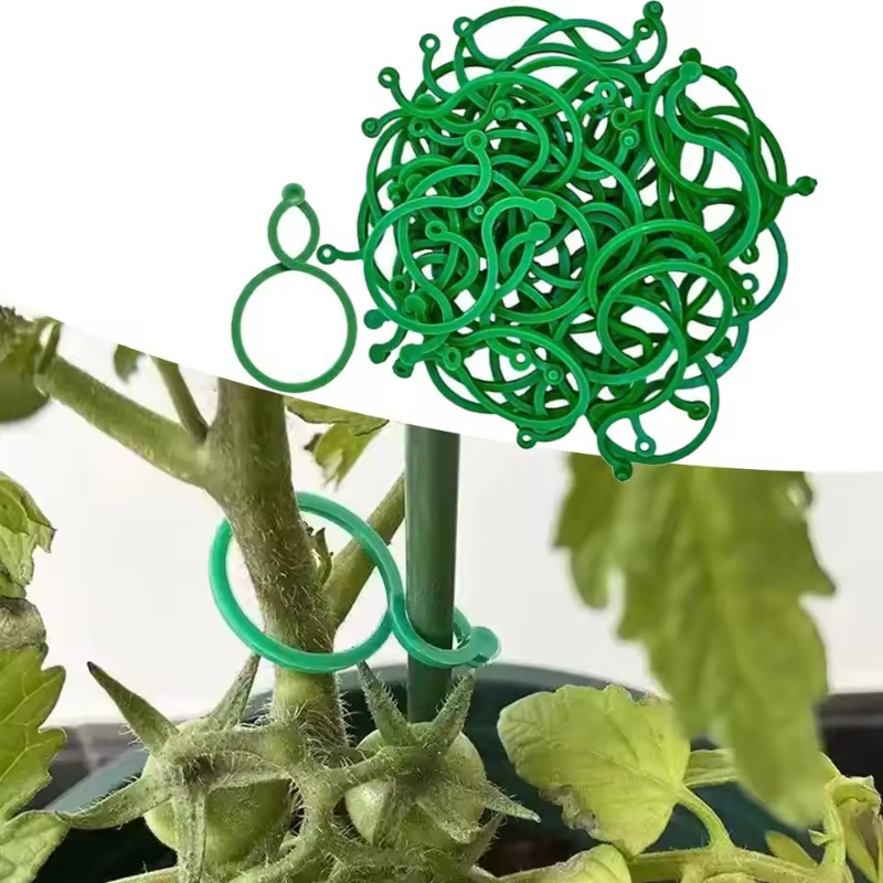 50-400Pcs Plant Support Clips  - Vine Climbing Plastic ulasan dan harga