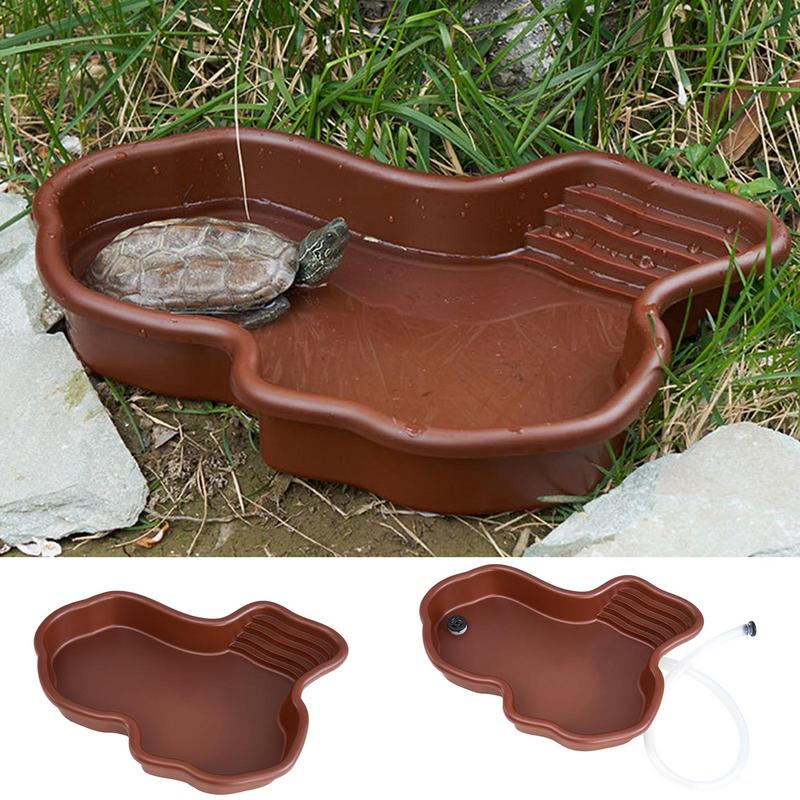 Turtle Feeding Dish Reptile Ba - Water Dish Reptile ulasan dan harga