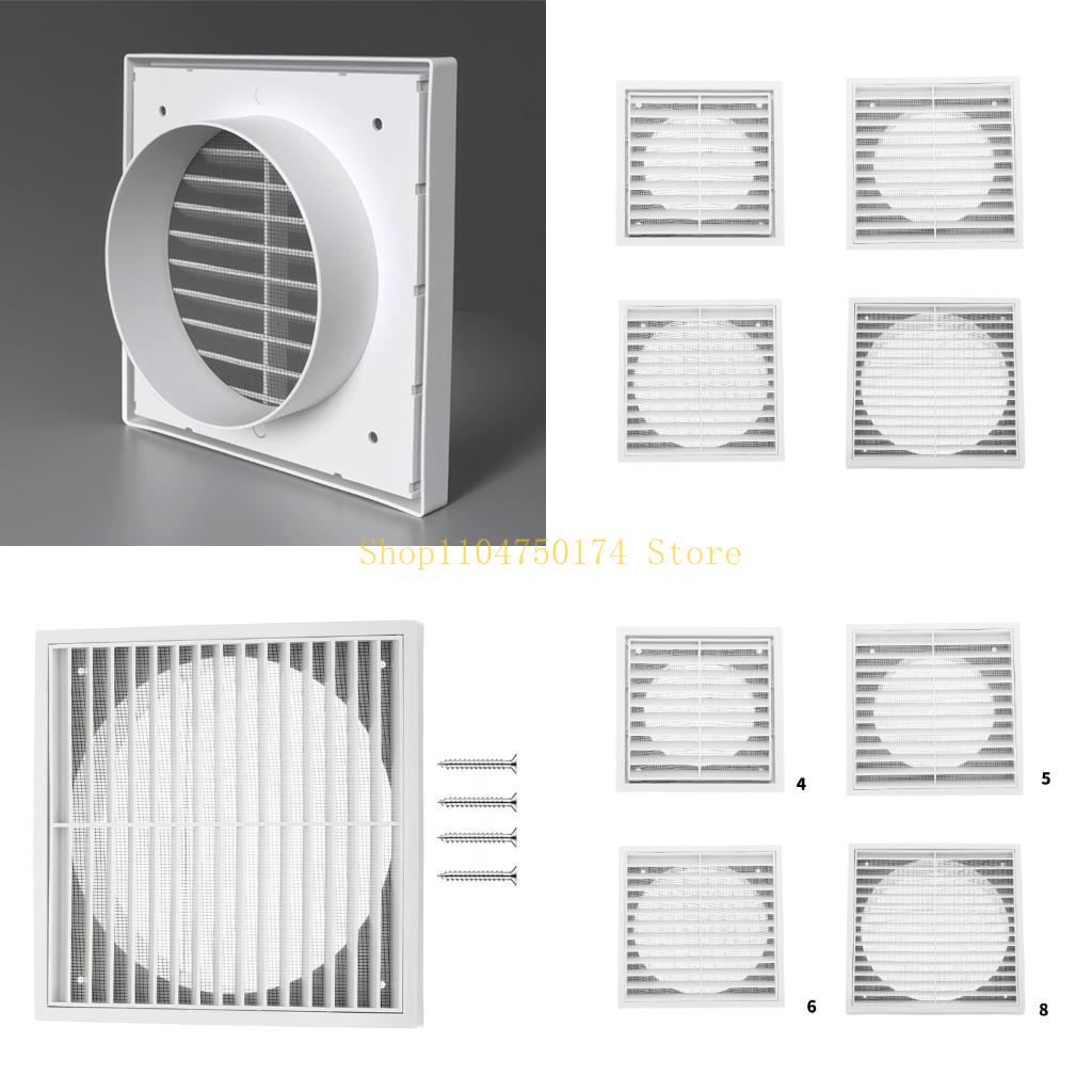 Plastic Square Air vent Louver - Screen Top Mesh ulasan dan harga