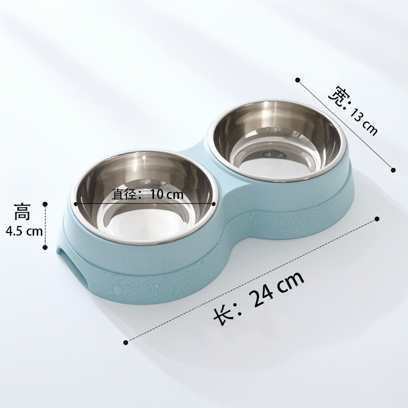 1pc Stainless Steel Double Dog - Royal Canin Food Medium ulasan dan harga