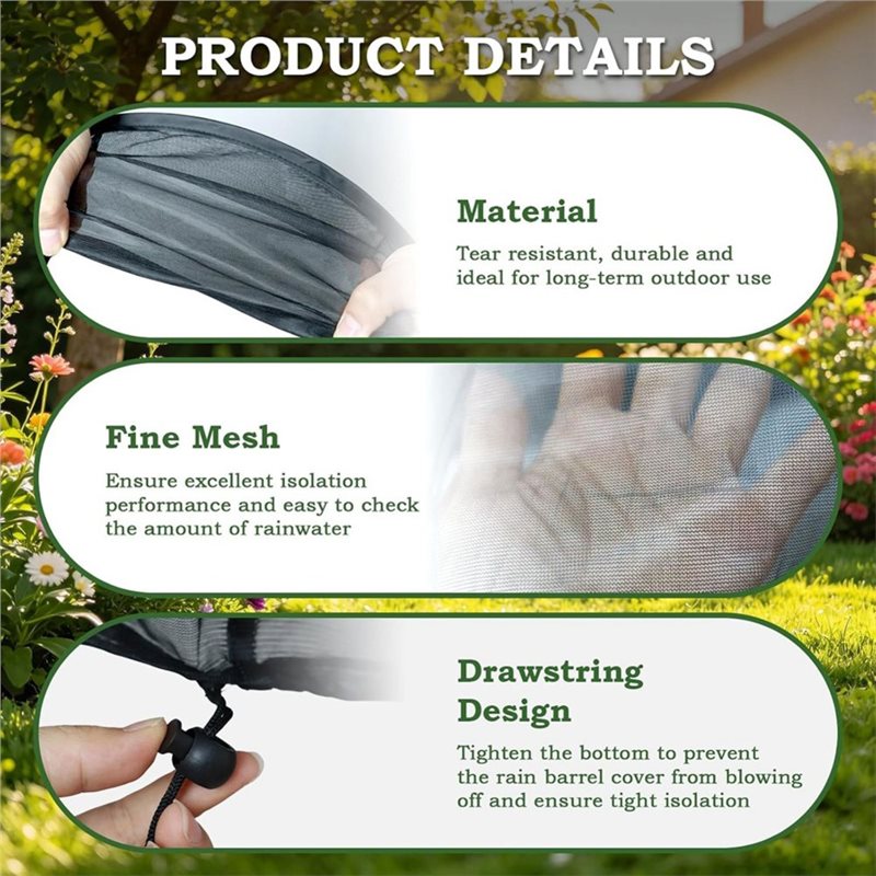 B23B For Rain Barrel Top Lid N - Screen Top Mesh ulasan dan harga