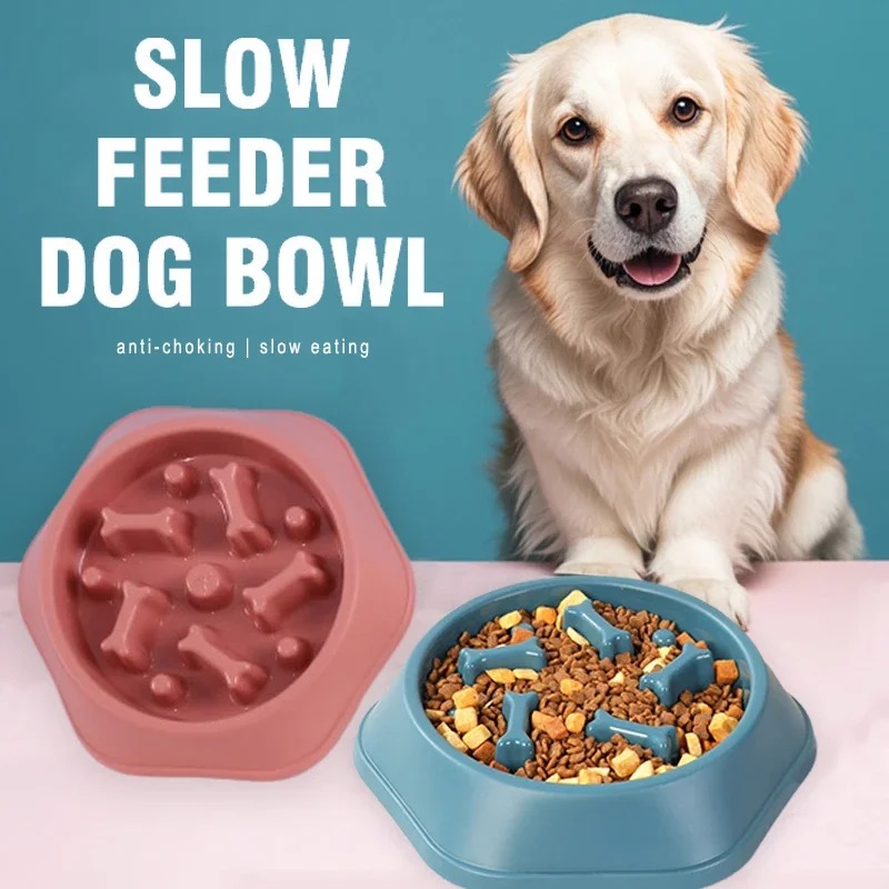 1Pc Slow Feeder Dog Bowl Anti- - Royal Canin Food Medium ulasan dan harga
